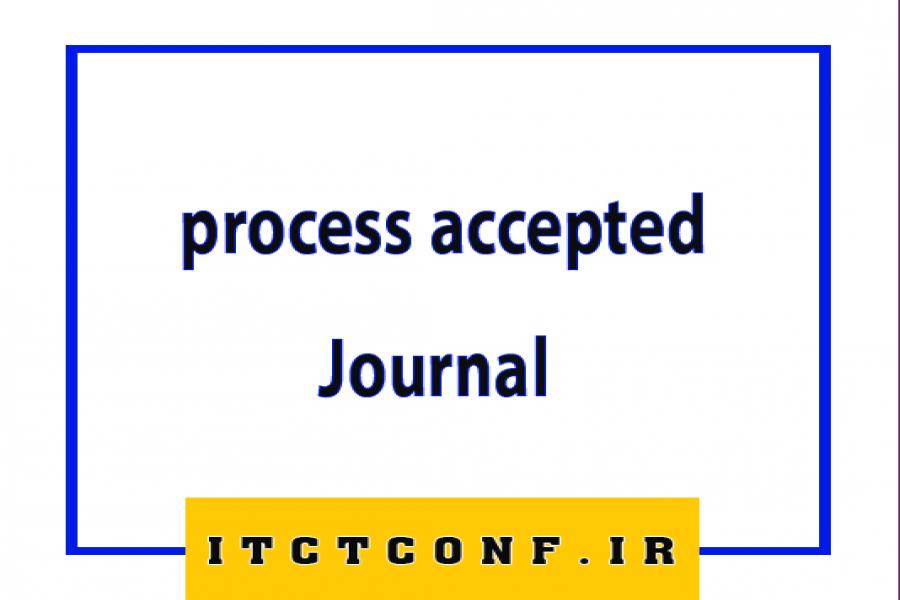 The application process for printing accepted articles in journals The application process for printing accepted articles in journals